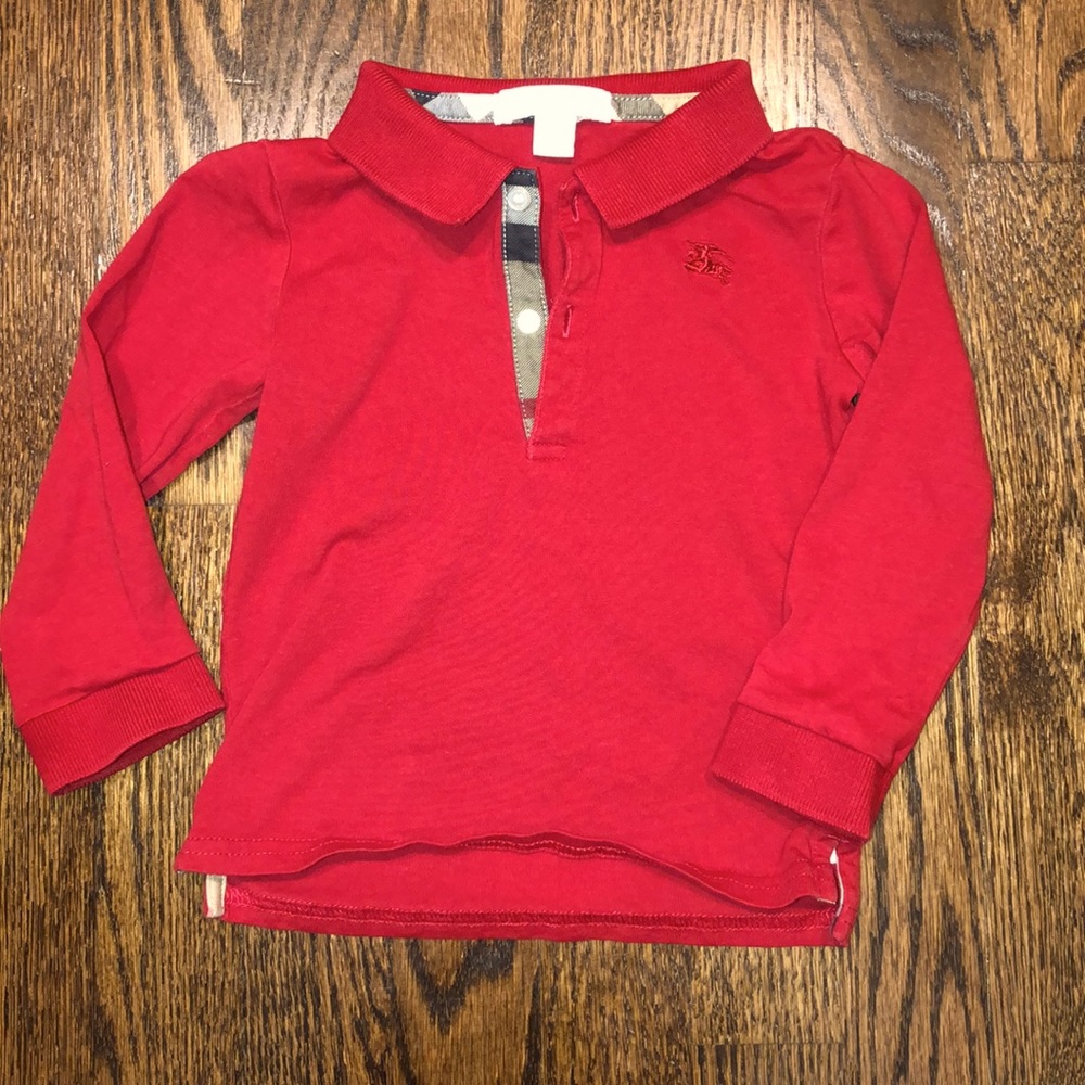 NEW PRICE!!! BURBERRY boys collared shirt!
